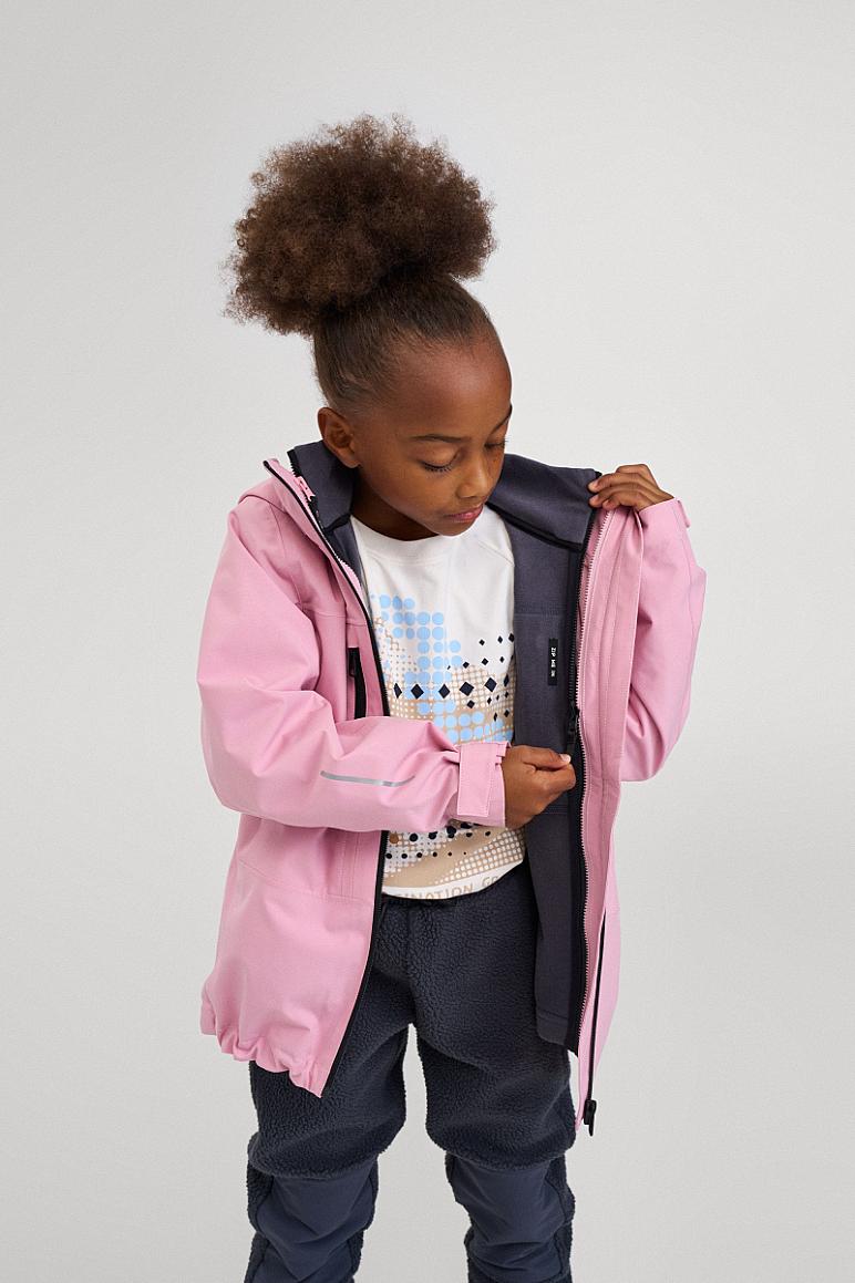 Reima Iisisti Kids' Soft Black Fleece Jacket – Studioshot Layering