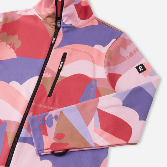 Veste polaire Reima Iisisti pour enfants – Rose blush