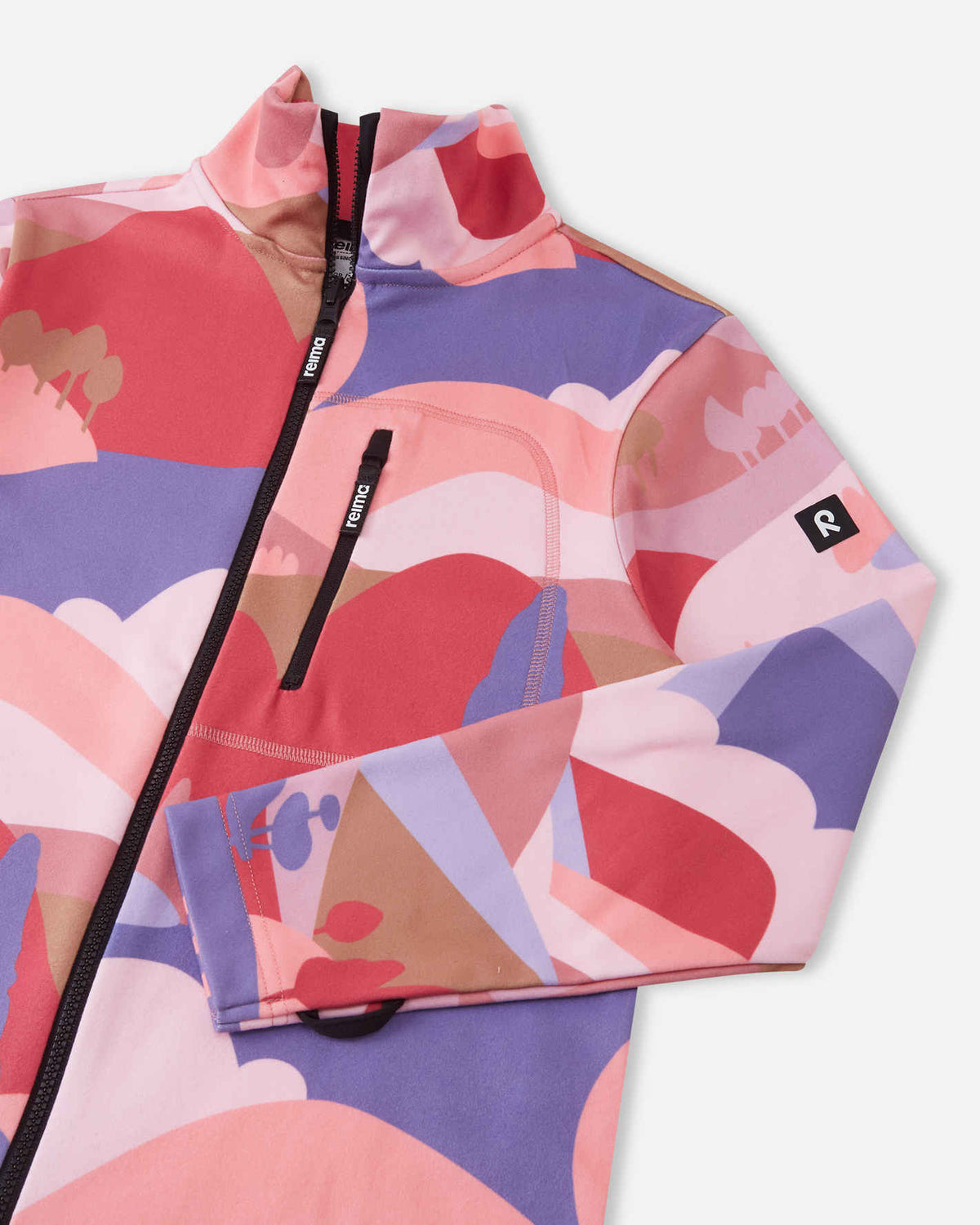 Veste polaire Reima Iisisti pour enfants – Rose blush