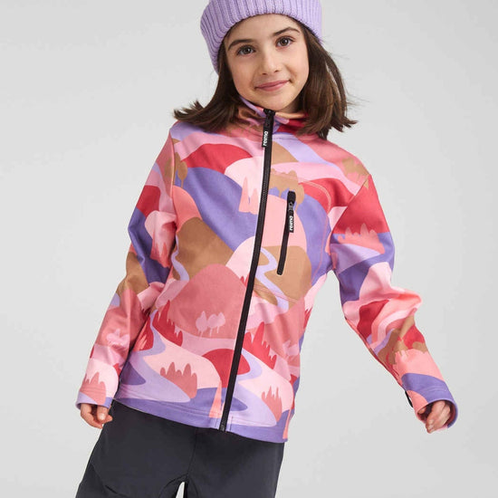 Veste polaire Reima Iisisti pour enfants – Rose blush
