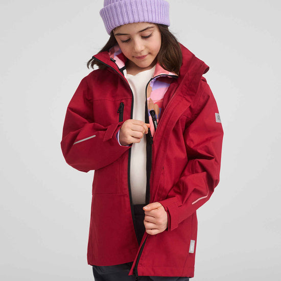 Veste polaire Reima Iisisti pour enfants – Rose blush