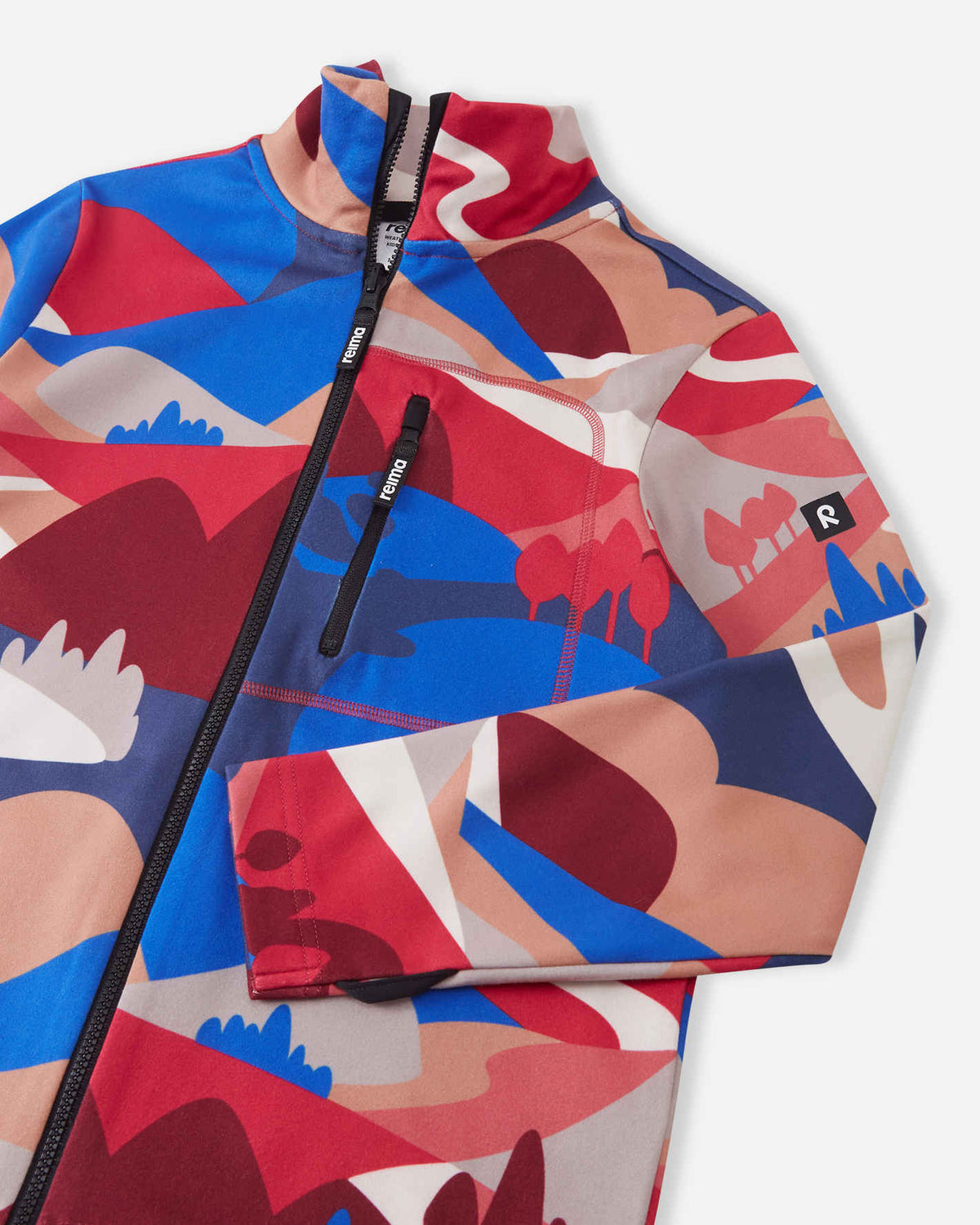 Veste polaire Reima Iisisti pour enfants – Cranberry