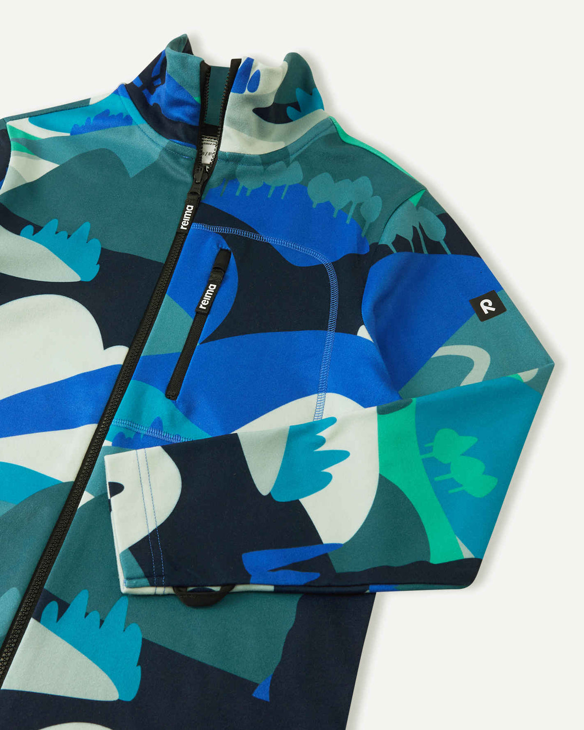 Veste polaire Reima Iisisti pour enfants – Sparkly Blue