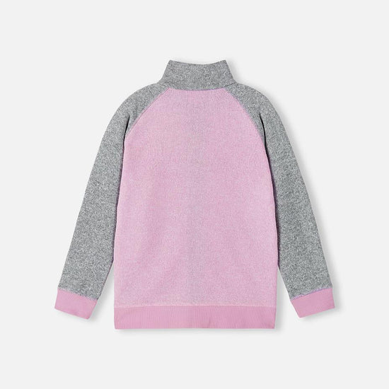 Reima Neulomus Kids' Light Heather Fleece Jacket – Packshot (Back View)