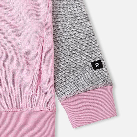 Reima Neulomus Kids' Light Heather Fleece Jacket – Detail View 2