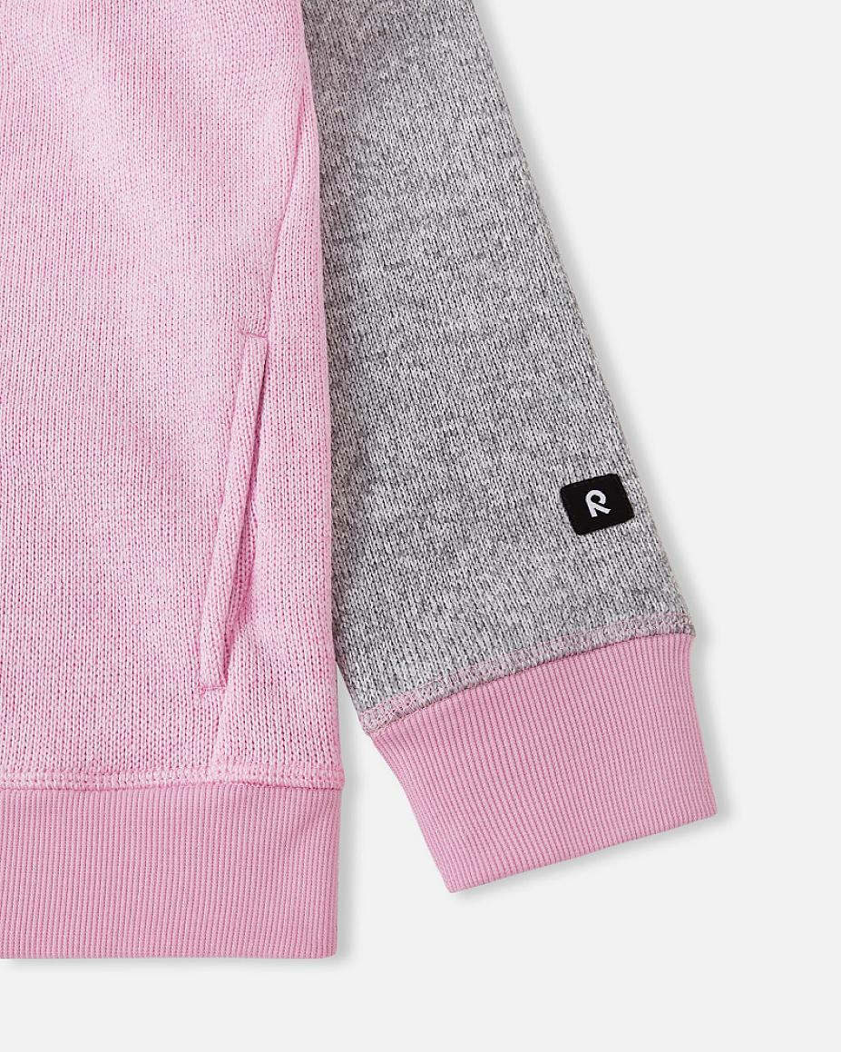 Reima Neulomus Kids' Light Heather Fleece Jacket – Detail View 2