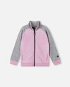 Reima Neulomus Kids' Light Heather Fleece Jacket – Front View (Packshot)