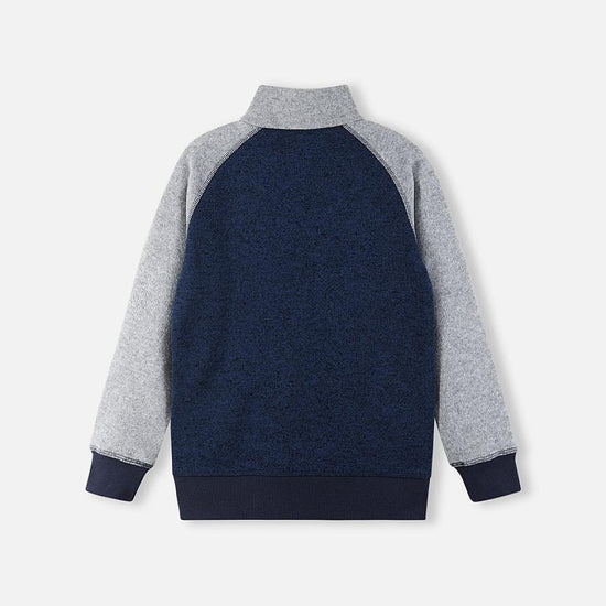 Reima Neulomus Fleece Jacket for Kids, Navy – Packshot (Back View)