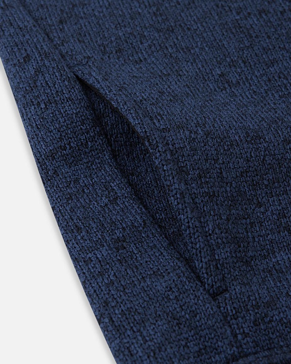 Reima Neulomus Kids' Fleece Jacket, Navy – Detail View 4