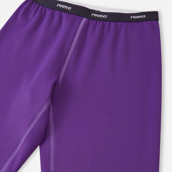 Reima Lampo Seawool functionele onderkleding set voor kinderen – Plum Purple