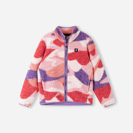 Veste polaire Reima Tupsis pour enfants – Rose blush