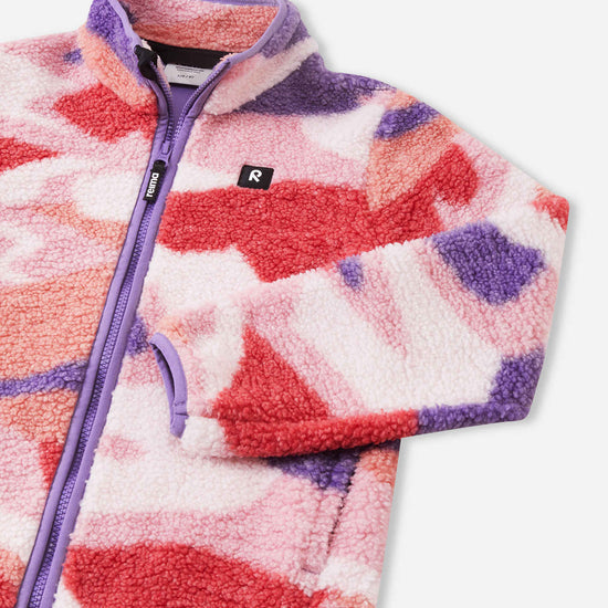 Veste polaire Reima Tupsis pour enfants – Rose blush
