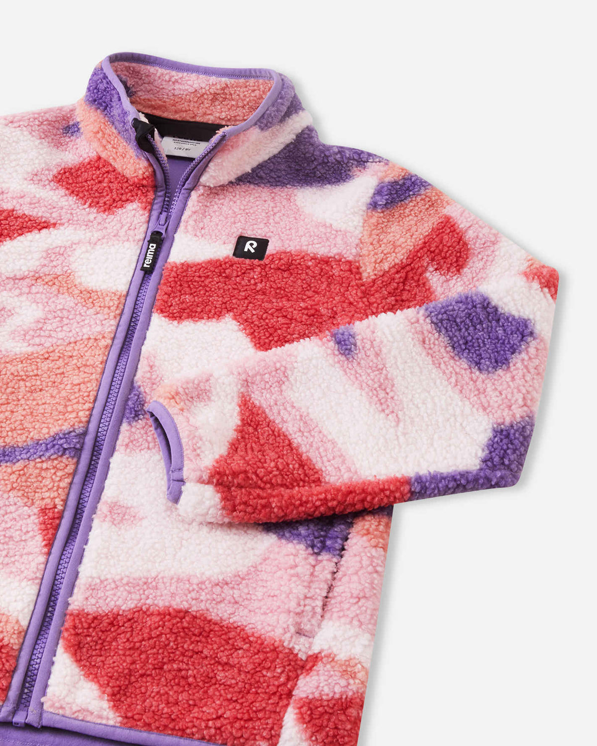 Veste polaire Reima Tupsis pour enfants – Rose blush