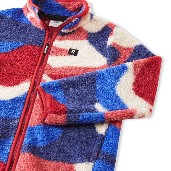 Veste polaire Reima Tupsis pour enfants – Cranberry