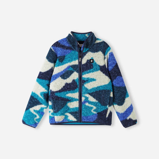 Veste en polaire Teddy Reima Tupsis pour enfants – Sparkly Blue