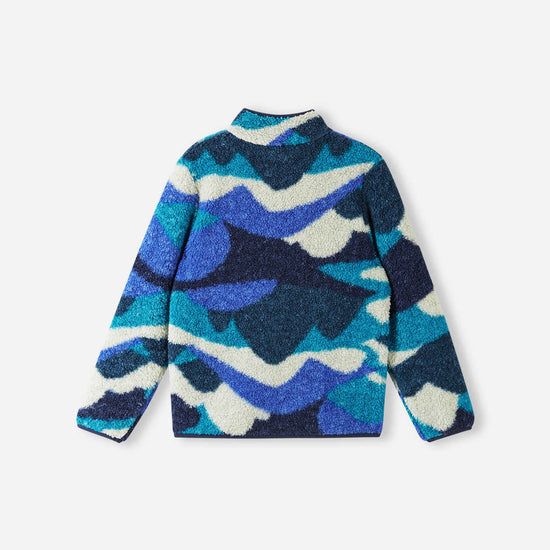 Veste en polaire Teddy Reima Tupsis pour enfants – Sparkly Blue
