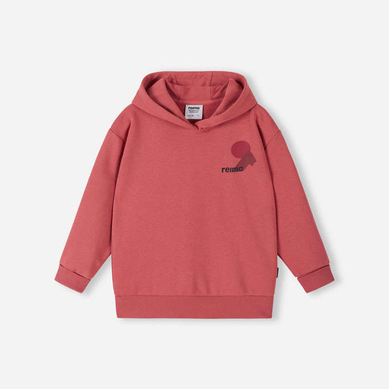 Sweat à capuche Reima Huppis pour enfants – Red Clay