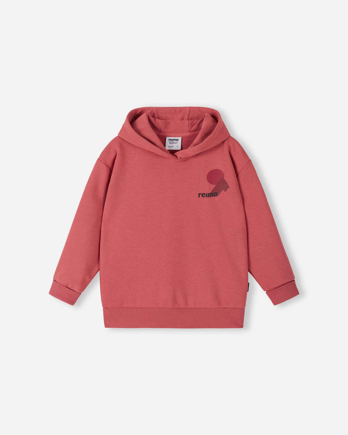 Sweat à capuche Reima Huppis pour enfants – Red Clay