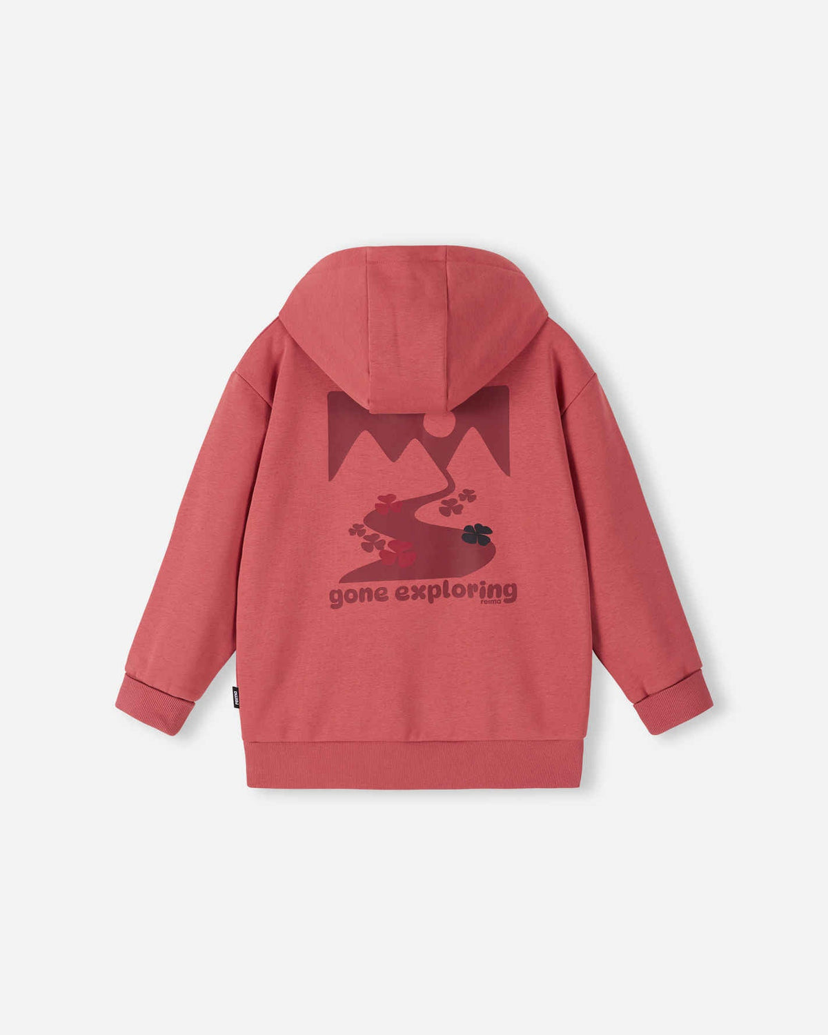 Sweat à capuche Reima Huppis pour enfants – Red Clay