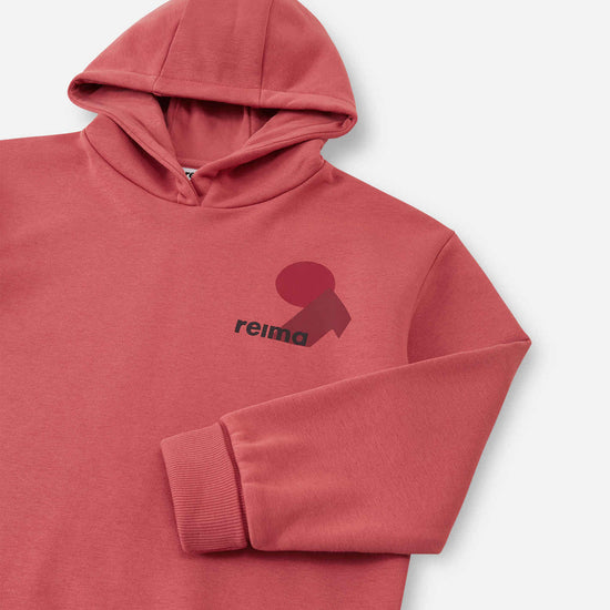 Sweat à capuche Reima Huppis pour enfants – Red Clay