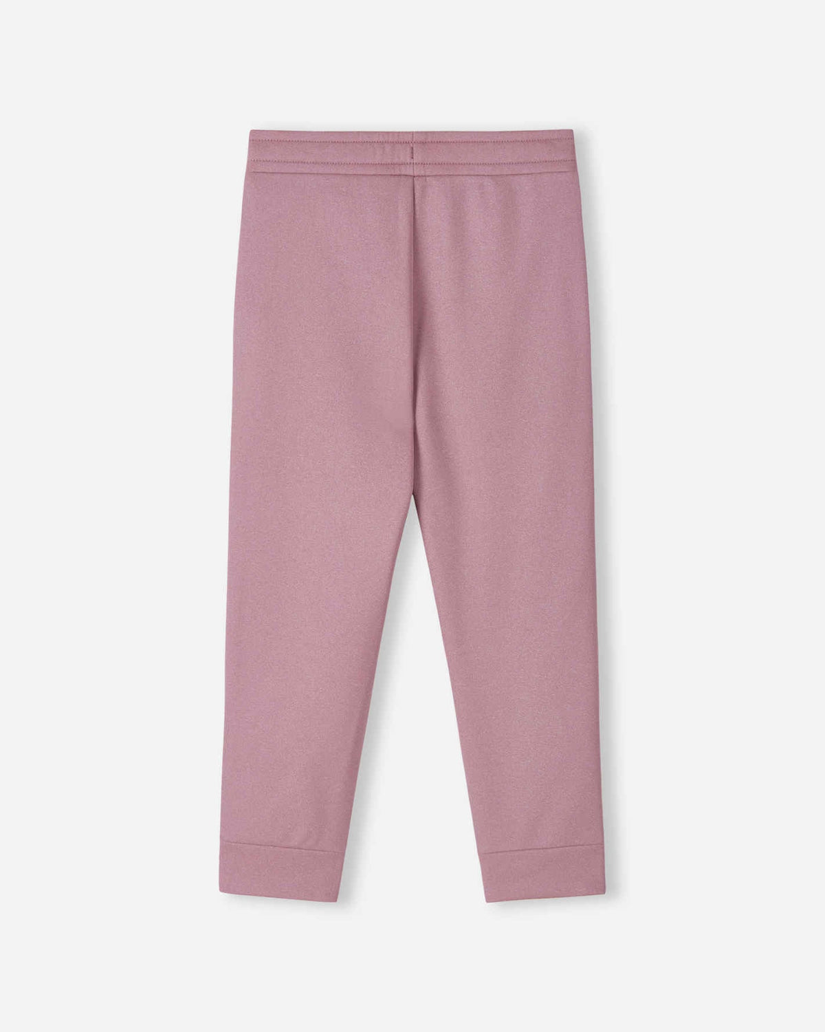 Pantaloni da jogging in pile Reima Nasta per bambini, grigio e rosa – Foto del prodotto (retro)