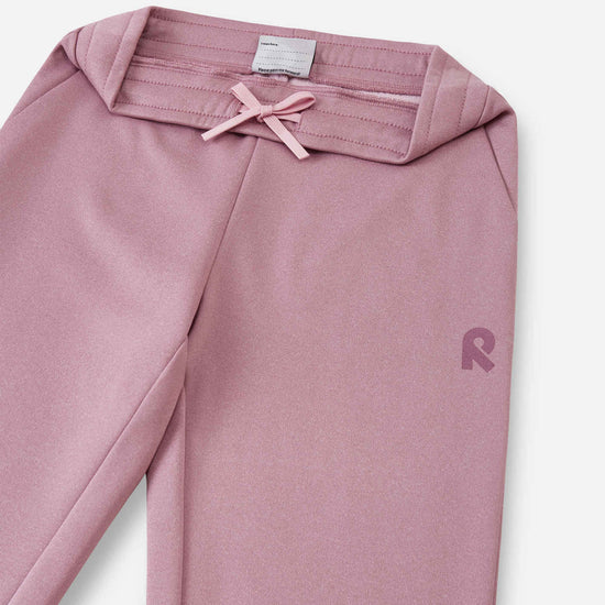 Pantaloni da jogging in pile Reima Nasta per bambini, grigio e rosa – Dettagli prodotto
