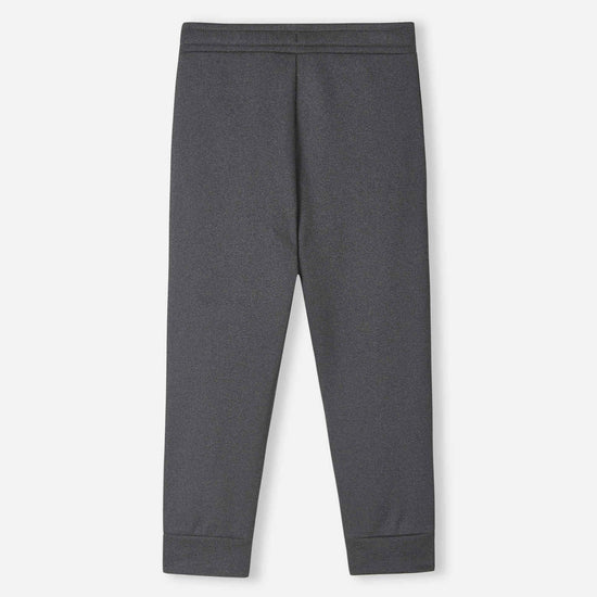 Pantaloni da jogging in pile Reima Nasta per bambini, colore Graphite Melange – Foto del prodotto (retro)