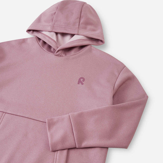 Sweat à capuche en polaire Reima Reilu pour enfants – Gris rose