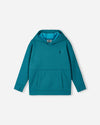 Sweat à capuche en polaire Reima Reilu pour enfants – Bleu aquatique
