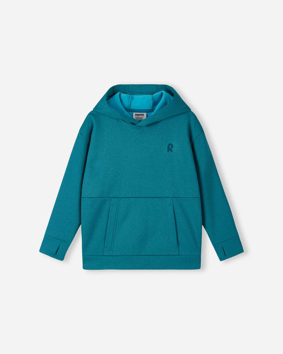 Sweat à capuche en polaire Reima Reilu pour enfants – Bleu aquatique
