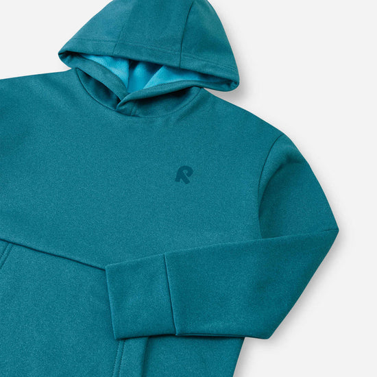 Sweat à capuche en polaire Reima Reilu pour enfants – Bleu aquatique