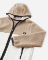 Giacca in pile Teddy Reima Muhkea per bambini, color Earthy Beige – Dettagli prodotto