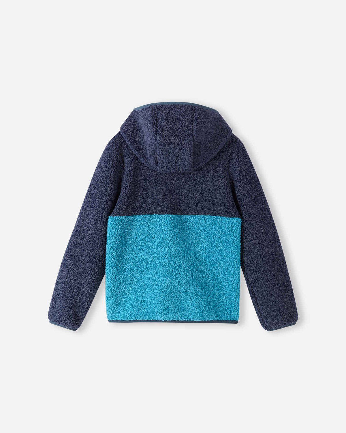 Giacca in pile Teddy Reima Muhkea per bambini, blu navy – Foto del retro
