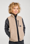 Reima Tupa fleecevest voor kinderen, Earthy Beige – Studiofoto