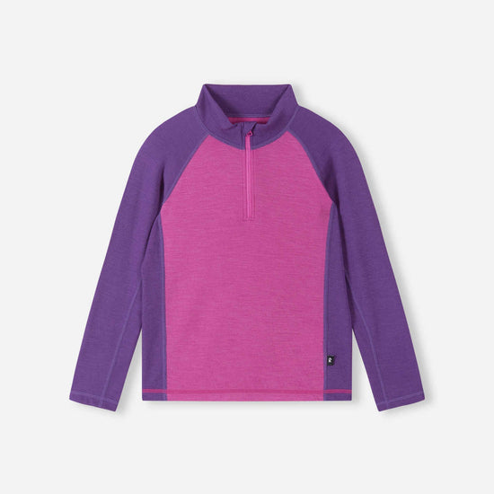 Reima Viihdyn merinowollen jasje voor kinderen – fuchsia