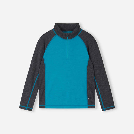 Reima Viihdyn merinowollen jas voor kinderen – Aquatic Blue