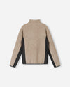 Veste en polaire Teddy Reima Puhku pour enfants – Beige terreux