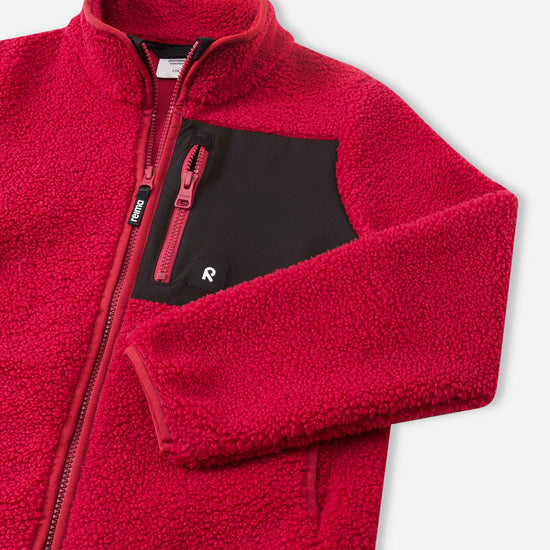 Veste polaire Reima Turina pour enfants – Cranberry