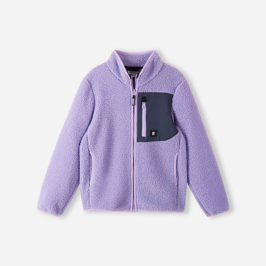 Veste en polaire Teddy Reima Turina pour enfants – Blooming Lilac