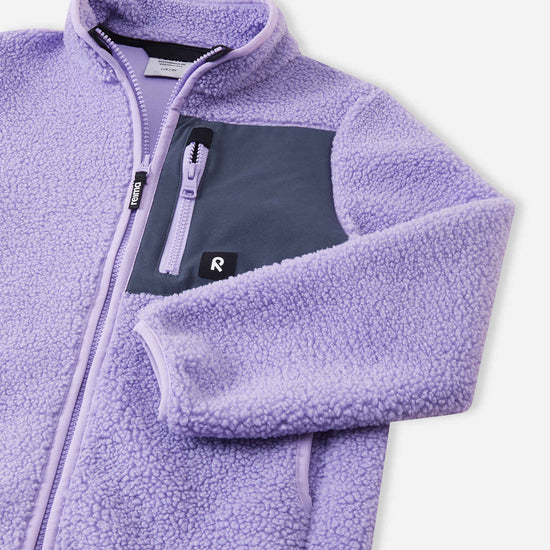 Veste en polaire Teddy Reima Turina pour enfants – Blooming Lilac