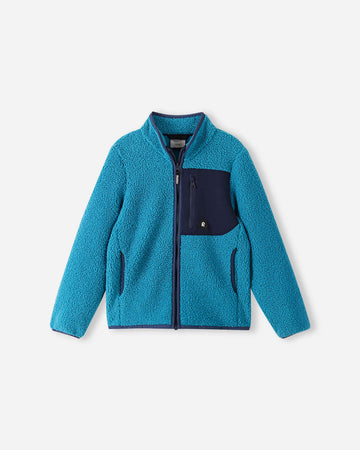 Veste polaire Reima Turina pour enfants – Bleu aquatique