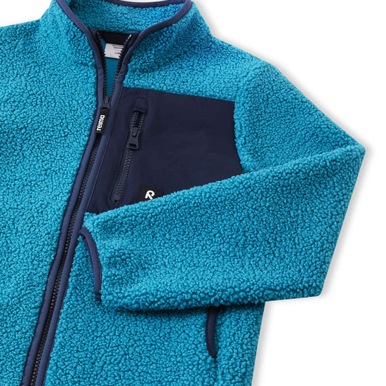 Veste polaire Reima Turina pour enfants – Bleu aquatique