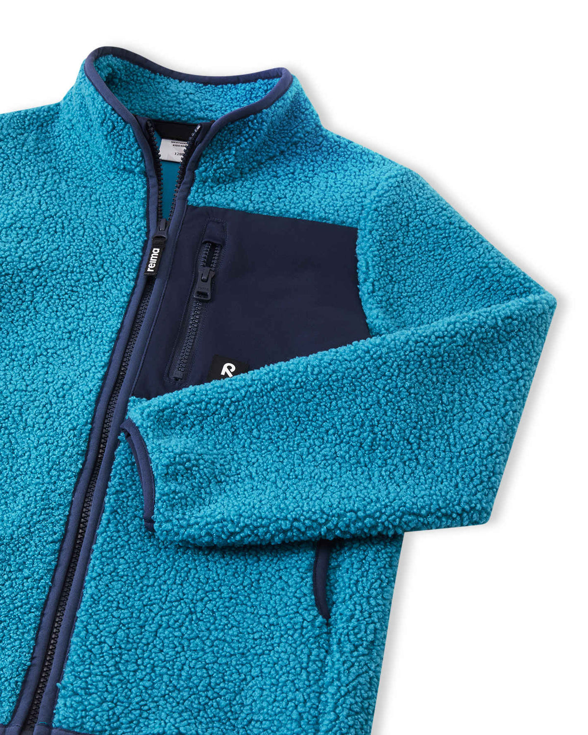Veste polaire Reima Turina pour enfants – Bleu aquatique