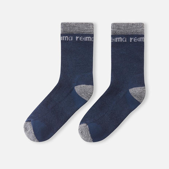 Reima Saapas Wool Socks for Kids, Navy – Packshot (Pair)