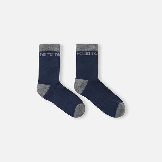 Reima Saapas Wool Socks for Kids, Navy – Product Shot Page