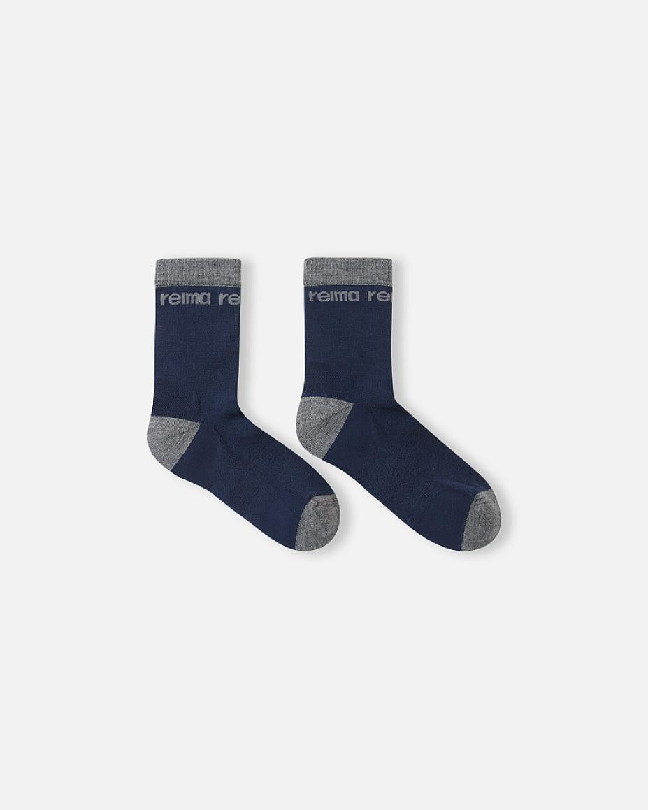 Reima Saapas Wool Socks for Kids, Navy – Product Shot Page