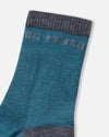 Reima Saapas Wool Socks for Kids, Dark Teal – Material Details