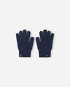Reima Sormin merino-vingerhandschoenen voor kinderen, marineblauw – Packshot voorkant