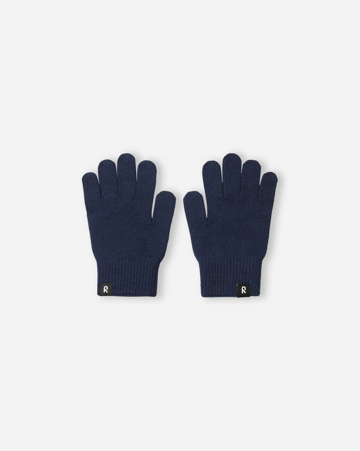Reima Sormin merino-vingerhandschoenen voor kinderen, marineblauw – Packshot voorkant