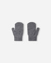 Guanti da bambino Reima Sumppu in lana merino, grigio melange – Foto del prodotto (lato anteriore)